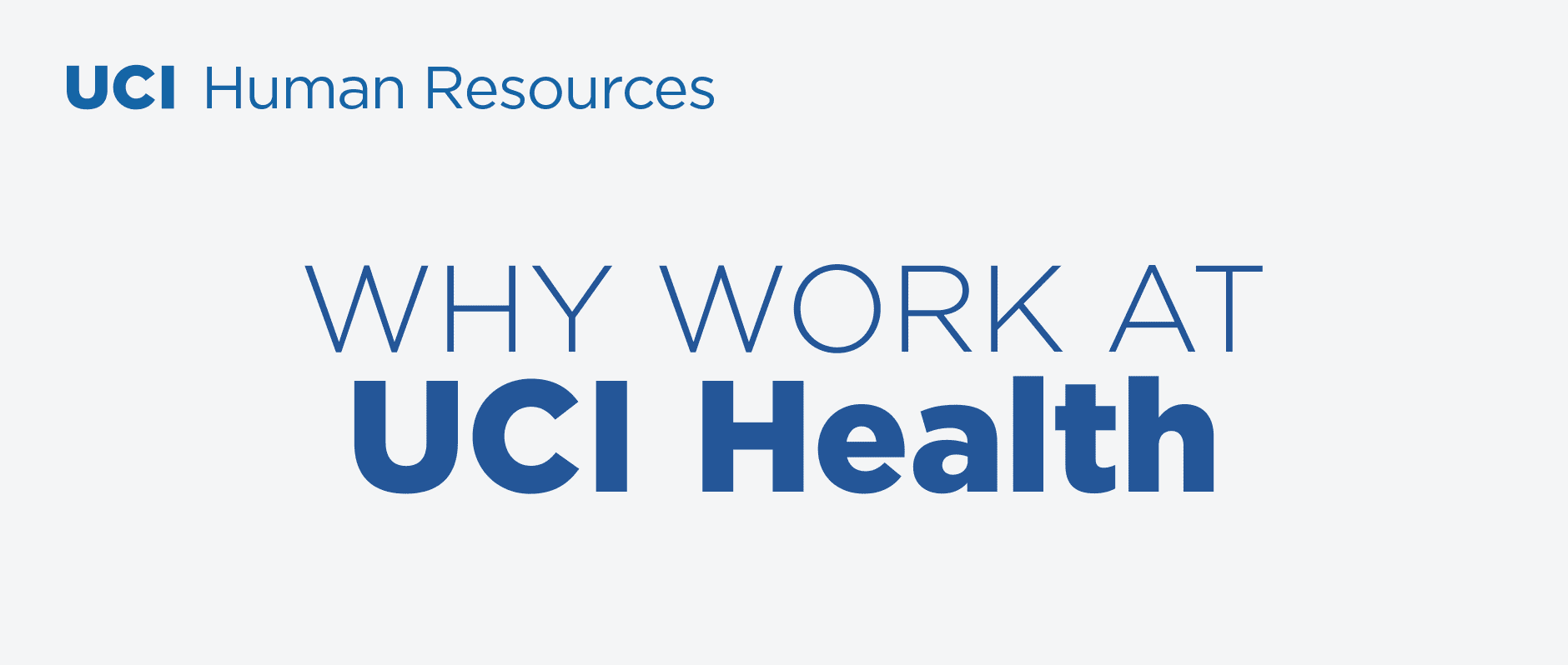 Why work at UCI Health?