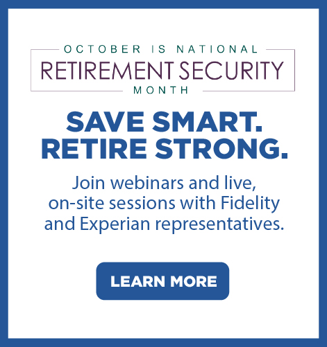 October is National Retirement Security Month