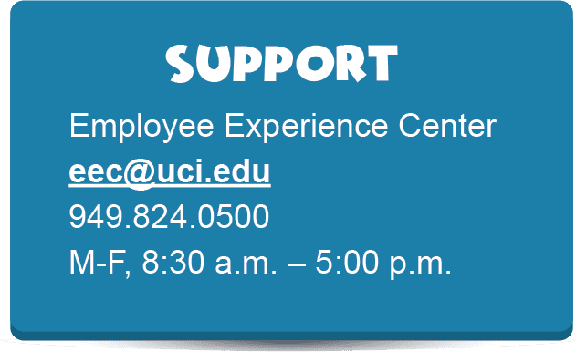 Support: Contact eec@uci.edu